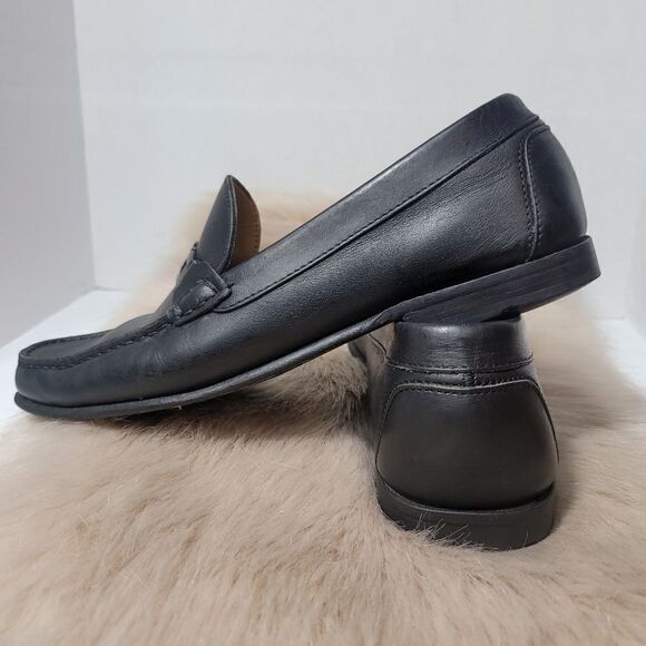 Salvatore Ferragamo Buckle Black Leather Loafer Shoes Size 9D main image 7